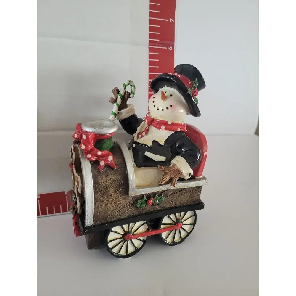 Snowman Christmas Train Musical Three Piece- FLAWED